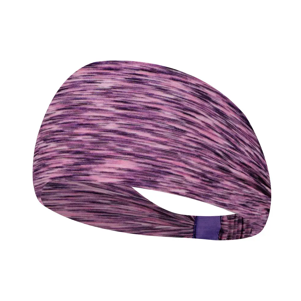 Blue Marbled Sweat-Proof Running Headband for Women - Image 9