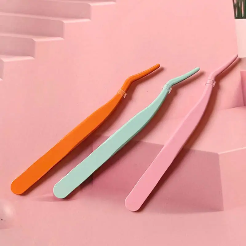 Upgraded Golden Feather Clip False Eyelash Tweezers