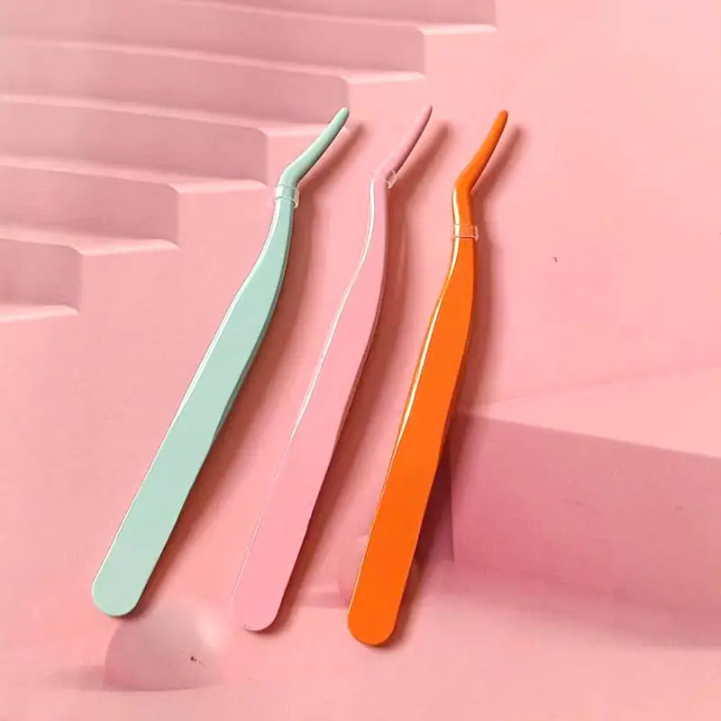 Upgraded Golden Feather Clip False Eyelash Tweezers — feature 12