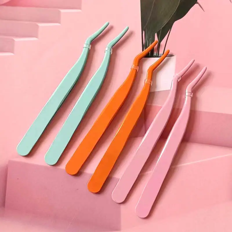 Upgraded Golden Feather Clip False Eyelash Tweezers — feature 13