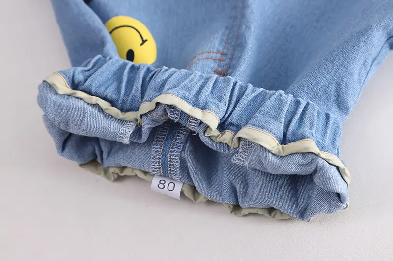 Boy Red T-Shirt Blue Denim Shorts Set Summer — feature 17
