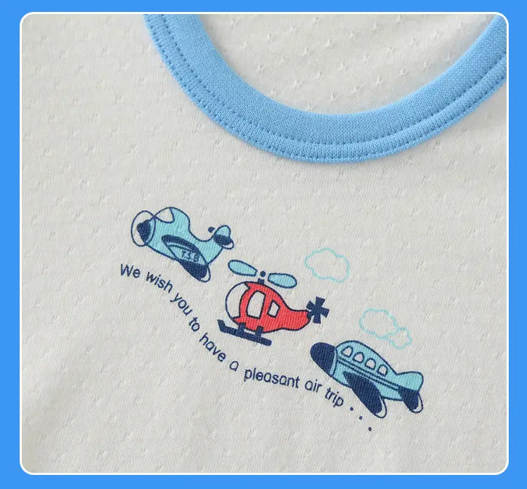 Boys Cartoon Airplane T-Shirt Short Sleeve Summer Cotton — feature 17