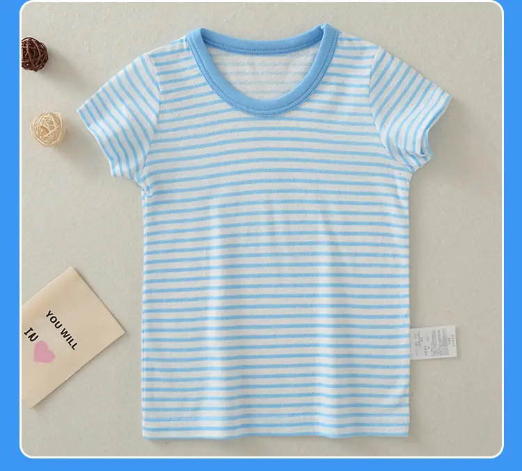 Boys Cartoon Airplane T-Shirt Short Sleeve Summer Cotton — feature 18