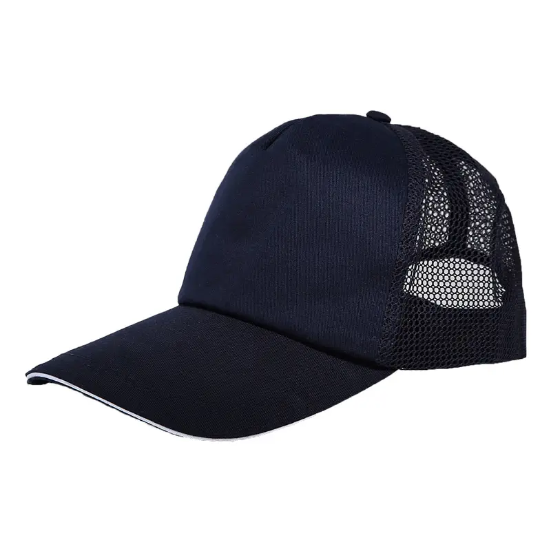 Orange Mesh Trucker Cap for Outdoor Use - Image 2