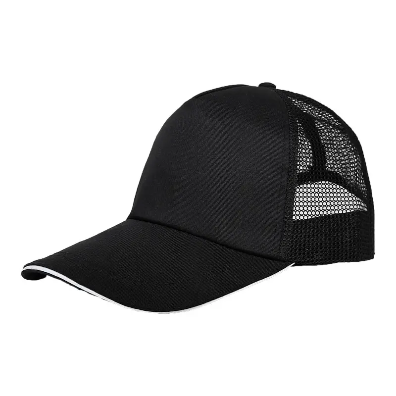 Orange Mesh Trucker Cap for Outdoor Use - Image 3
