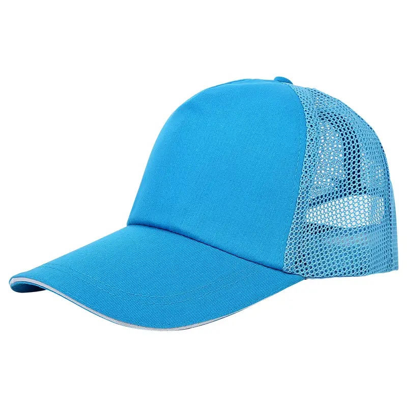 Orange Mesh Trucker Cap for Outdoor Use - Image 7