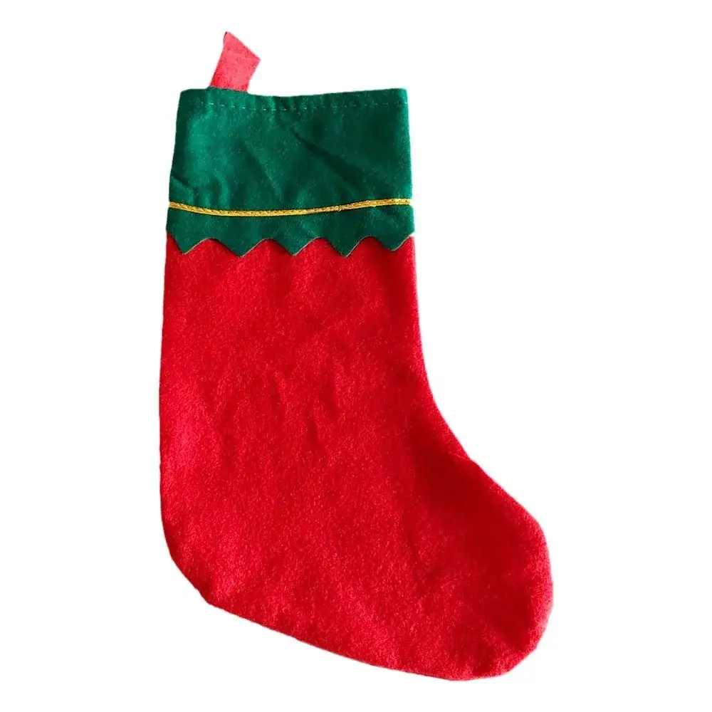 Christmas Socks Red Green 16x36cm Non-Woven Fabric - Image 5