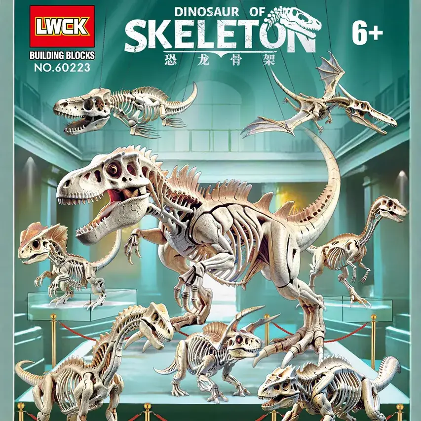 Jurassic Dinosaur Building Blocks for Kids - Image 9