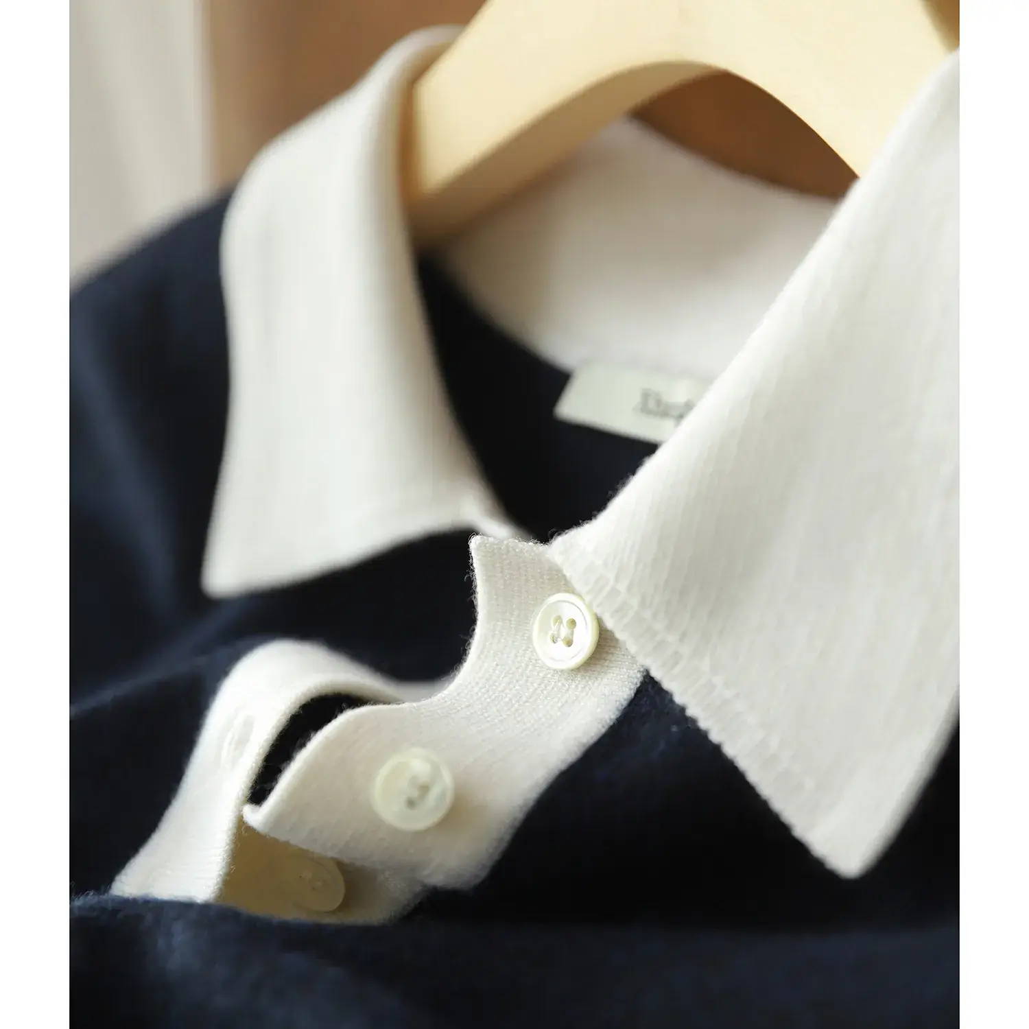 Women Korean Lapel Top Black White Short Sleeve 2023 - Image 4