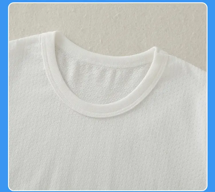 Boys Girls White Cotton Vest Summer Kids Half Sleeve Vest — feature 15