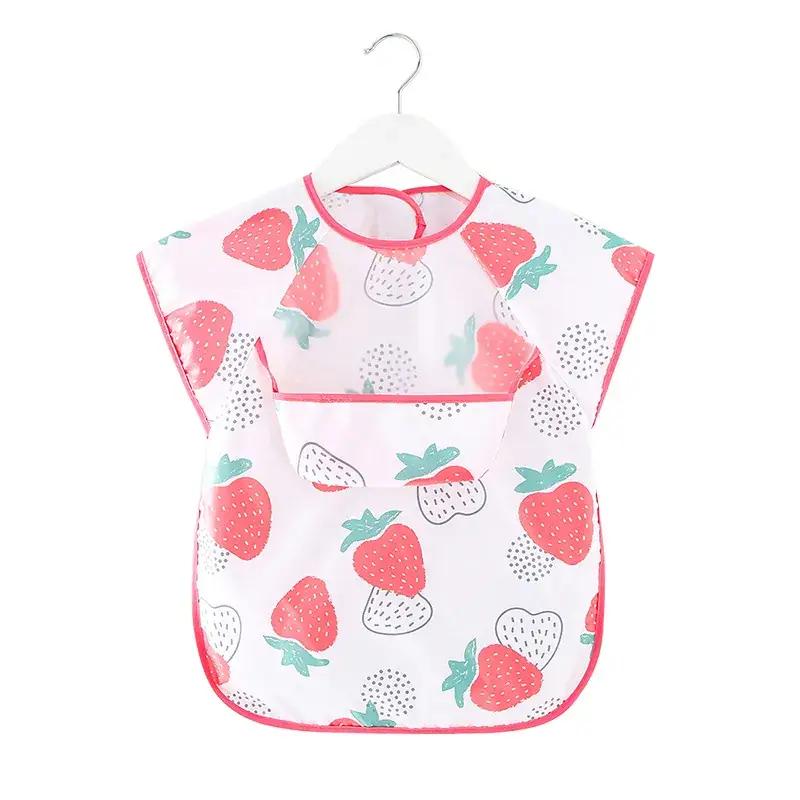 Waterproof Strawberry Baby Bib Vest for Kids