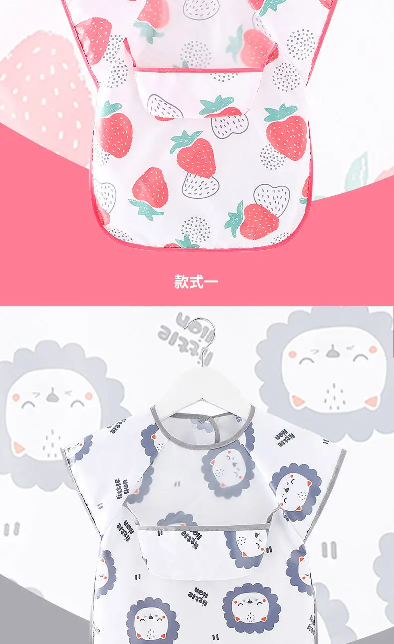 Waterproof Strawberry Baby Bib Vest for Kids — feature 12