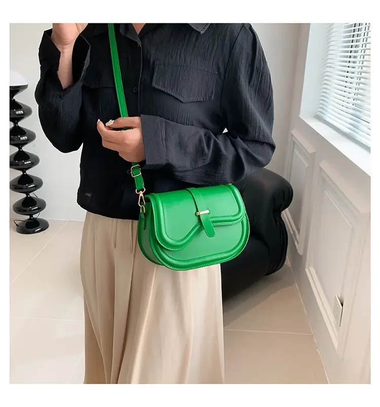 Green High-End Shoulder Bag for Women — feature 13