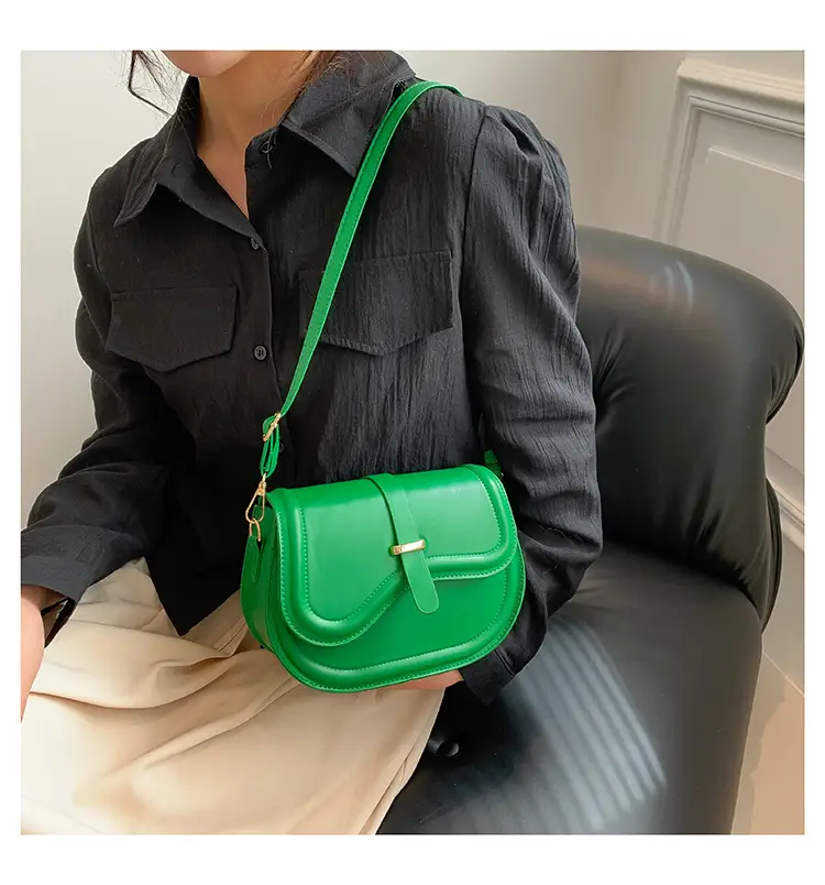 Green High-End Shoulder Bag for Women — feature 14