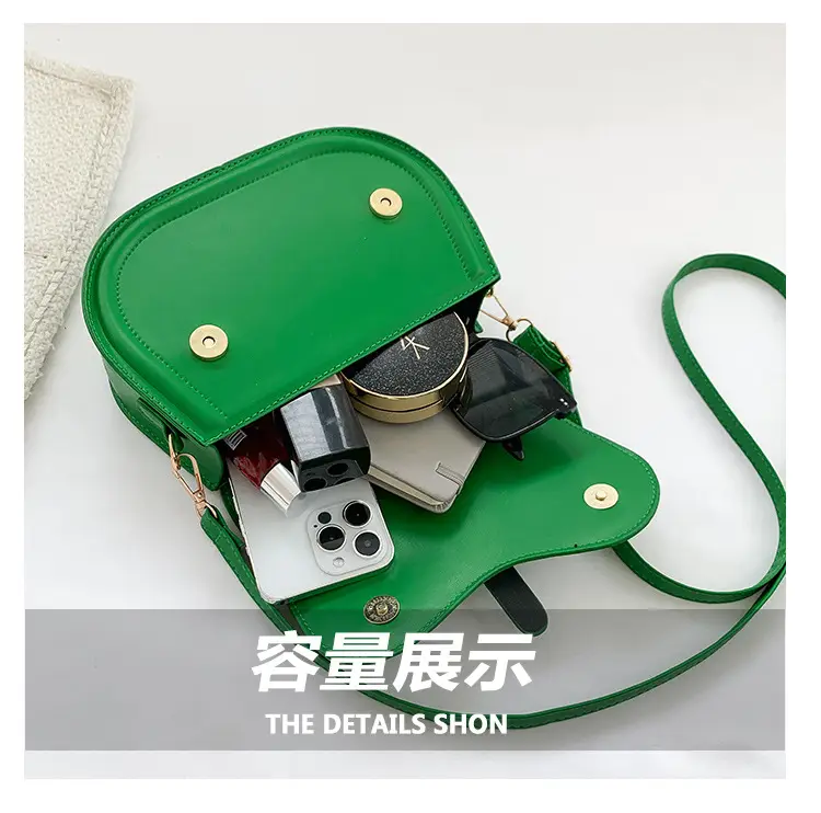 Green High-End Shoulder Bag for Women — feature 5