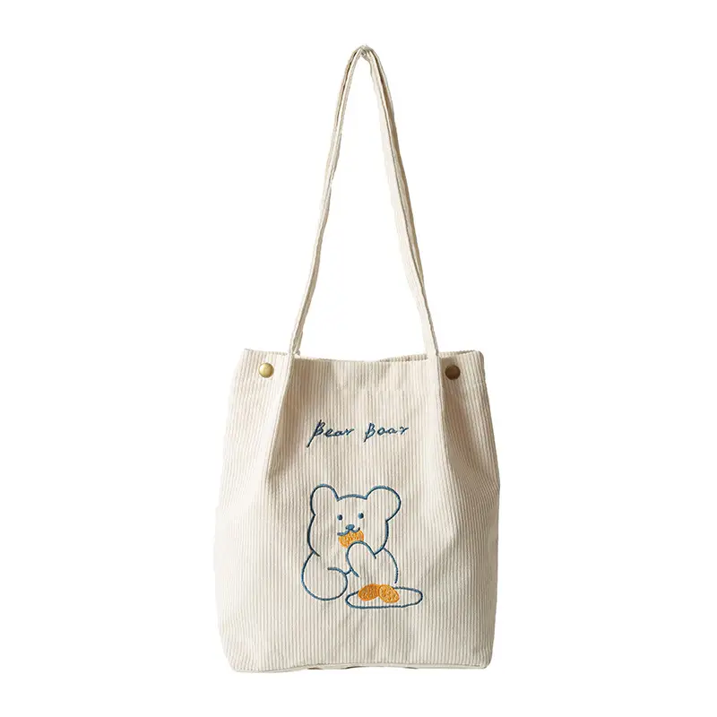 Green Embroidered Bear Handbag for Women - Image 14