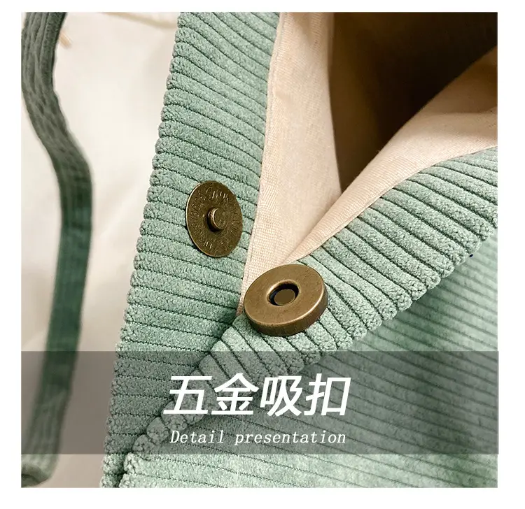 Green Embroidered Bear Handbag for Women — feature 8