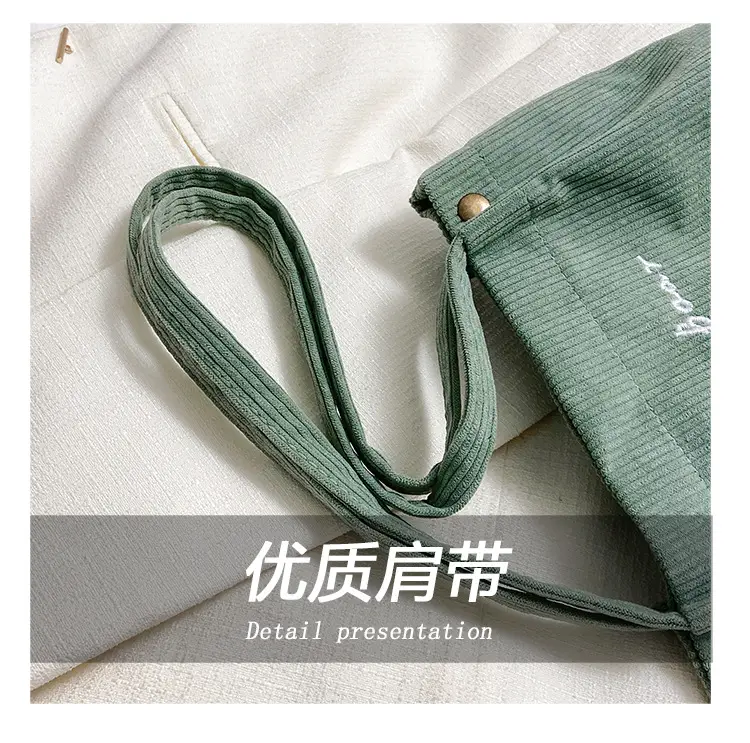 Green Embroidered Bear Handbag for Women — feature 9