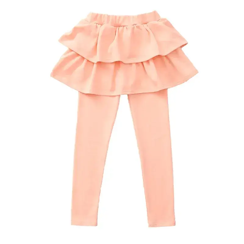 Girls Fleece Leggings Pink Grey Slim Fit 2025 - Image 15