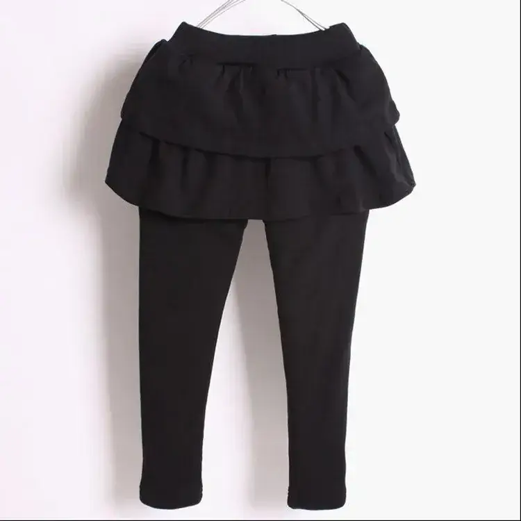 Girls Fleece Leggings Pink Grey Slim Fit 2025 - Image 10