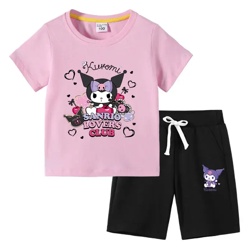 2023 Kids T-Shirt & Pants Set Blue Gray Kurta Pants - Image 8