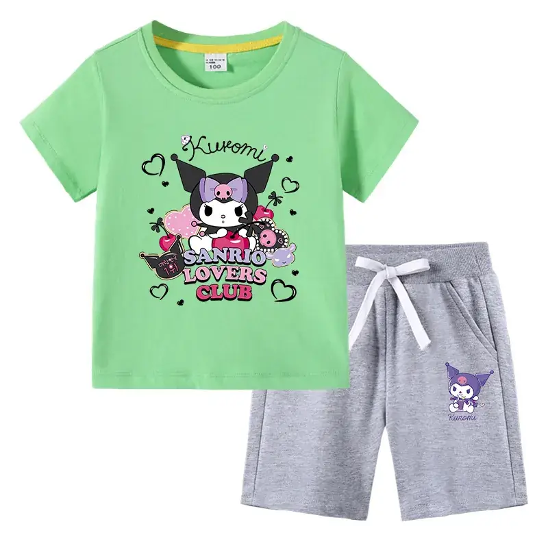 2023 Kids T-Shirt & Pants Set Blue Gray Kurta Pants - Image 18