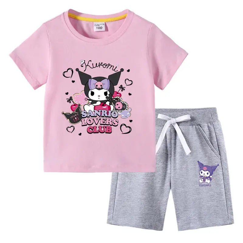 2023 Kids T-Shirt & Pants Set Blue Gray Kurta Pants - Image 9