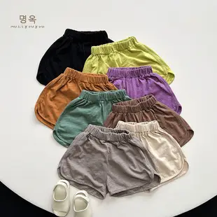 Green Cotton Boys Shorts Summer New Arrival — feature 7