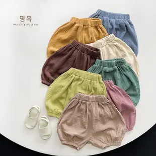 Green Cotton Boys Shorts Summer New Arrival — feature 8