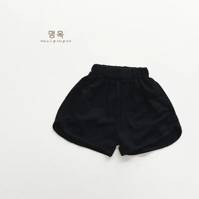 Green Cotton Boys Shorts Summer New Arrival — feature 23