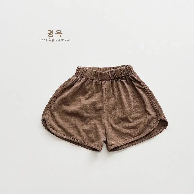 Green Cotton Boys Shorts Summer New Arrival — feature 24