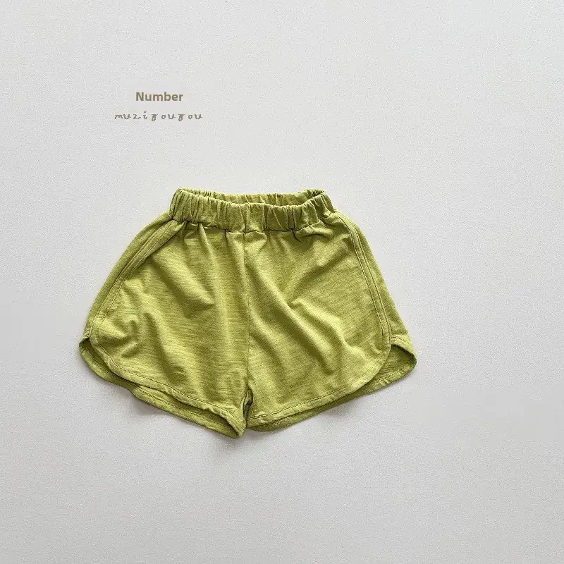 Green Cotton Boys Shorts Summer New Arrival - Image 3