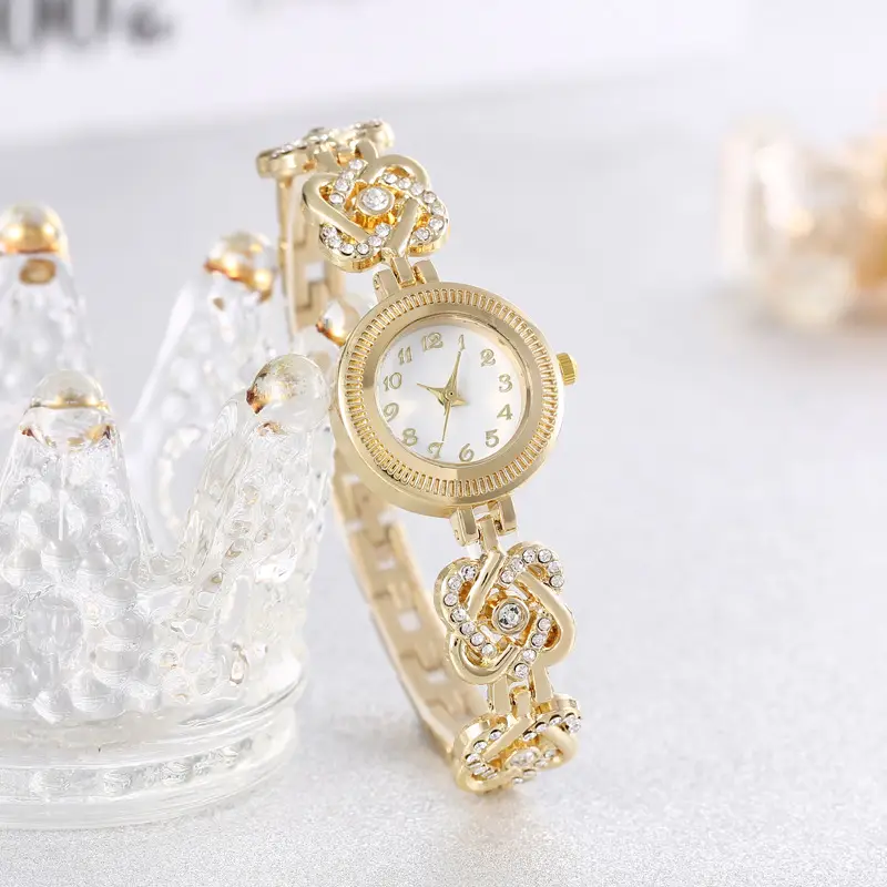 Couple Diamond Watch Set Pink Box - Image 6
