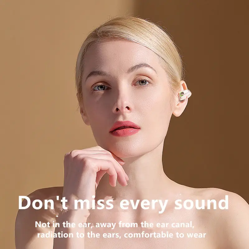 Pink Bluetooth Headset with Cross-Cheek Design - Image 5