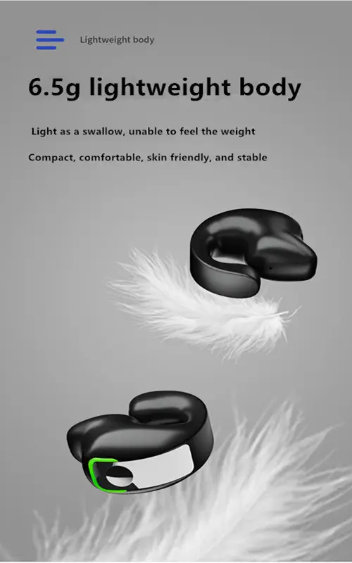 Pink Bluetooth Headset with Cross-Cheek Design — feature 12