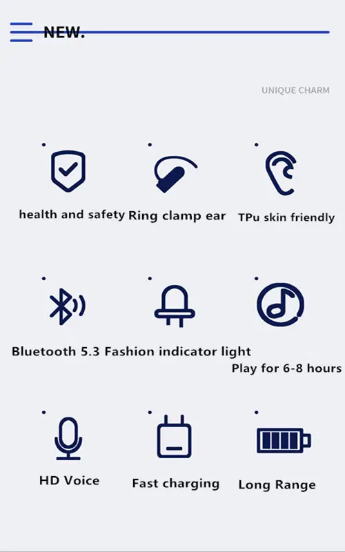 Pink Bluetooth Headset with Cross-Cheek Design — feature 3