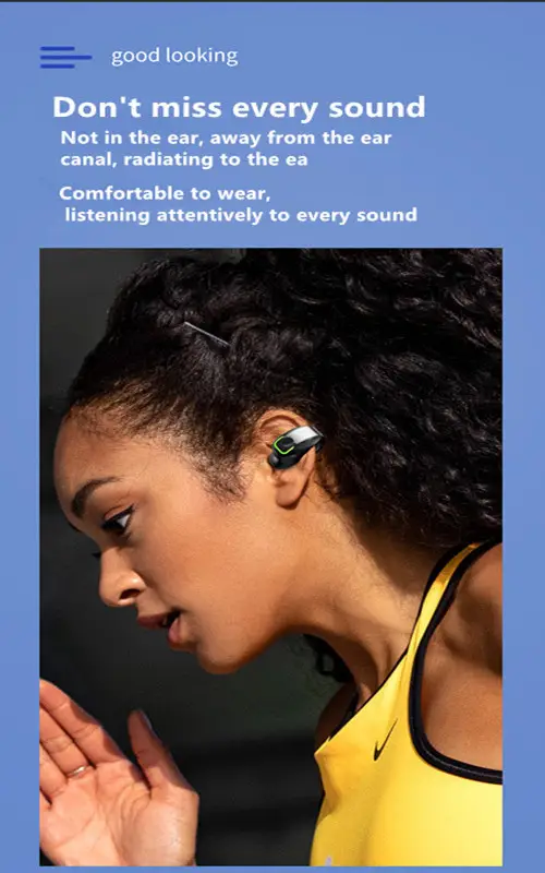 Pink Bluetooth Headset with Cross-Cheek Design — feature 5