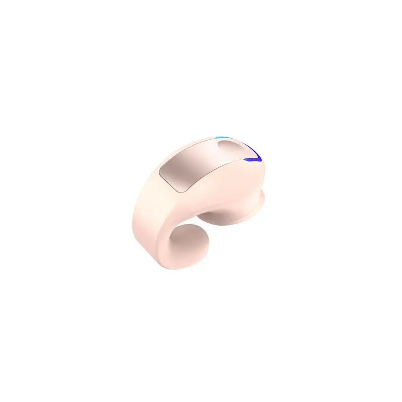 Pink Bluetooth Headset with Cross-Cheek Design - Image 3