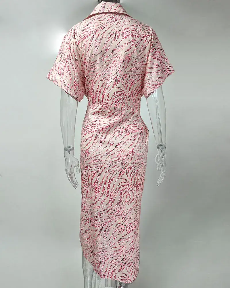 Green Printed Long Skirt Shirt for Women 2025 — feature 18