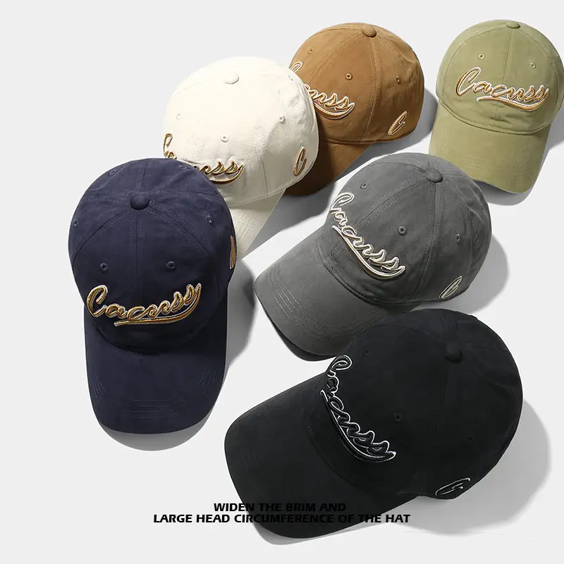 Women's 9CM Pure Cotton Baseball Cap Large - Image 5
