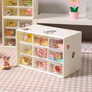 White Makeup & Skincare Storage Box with 2 Drawers — feature 6