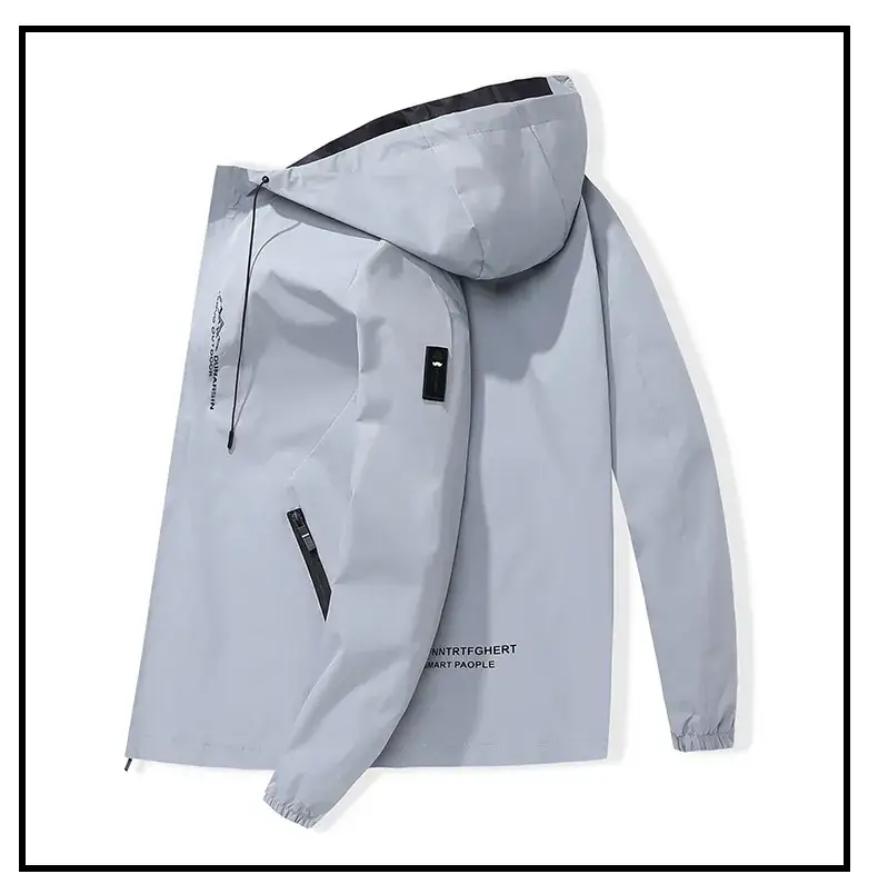 Men's Black Hooded Hoodie Spring Autumn 2023 — feature 11