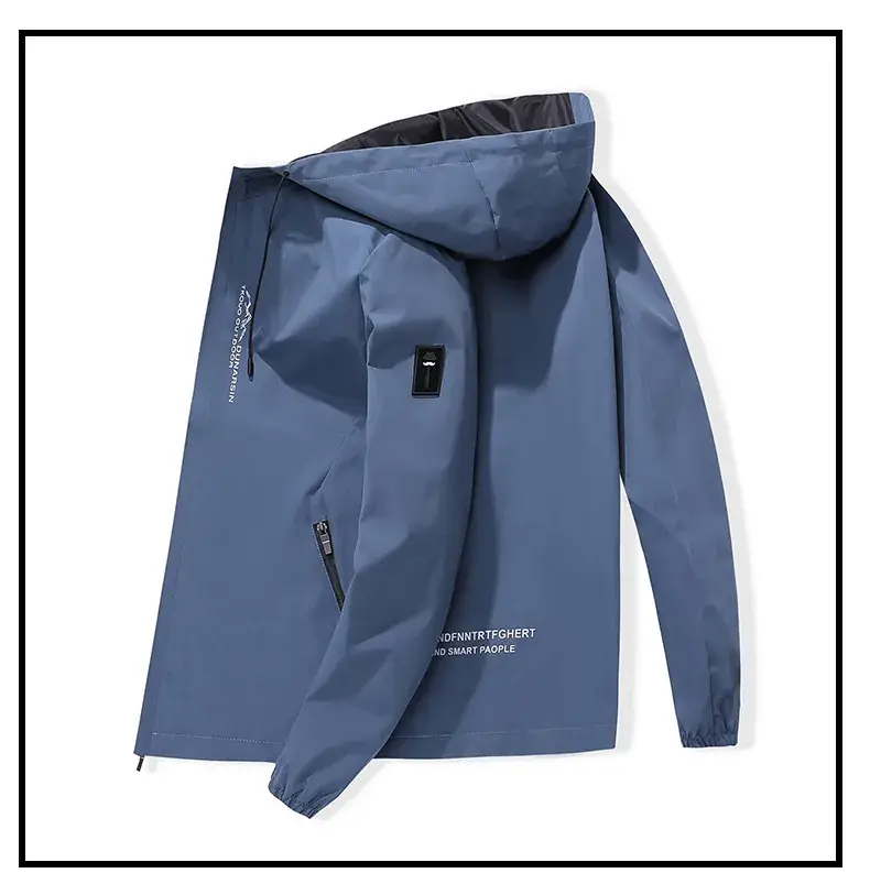 Men's Black Hooded Hoodie Spring Autumn 2023 — feature 12