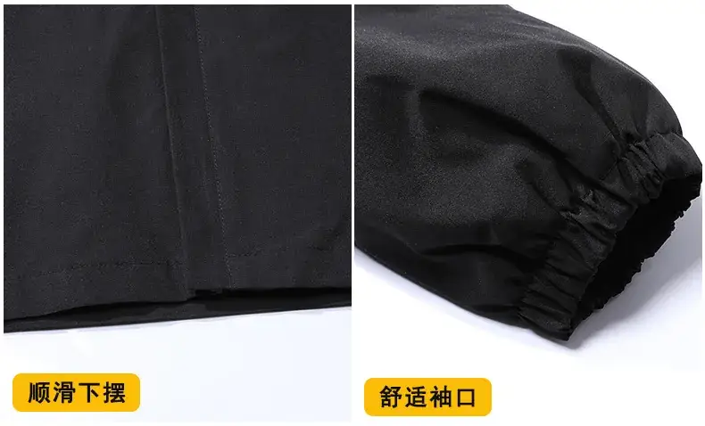 Men's Black Hooded Hoodie Spring Autumn 2023 — feature 16