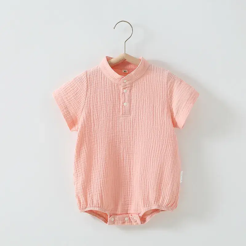 Baby's Yellow Cotton Gauze One-Piece Covering Set - Image 7