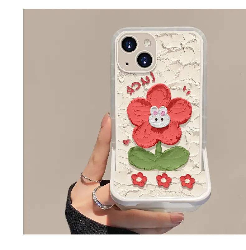 Cute 15 Rabbit Flower iPhone13 Promax Phone Case — feature 10