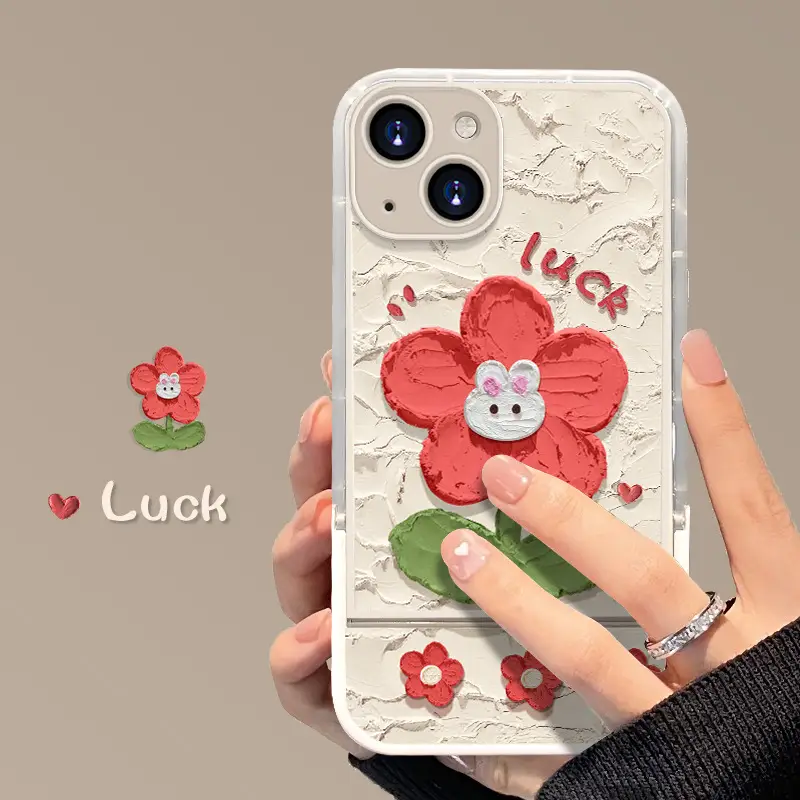 Cute 15 Rabbit Flower iPhone13 Promax Phone Case — feature 14