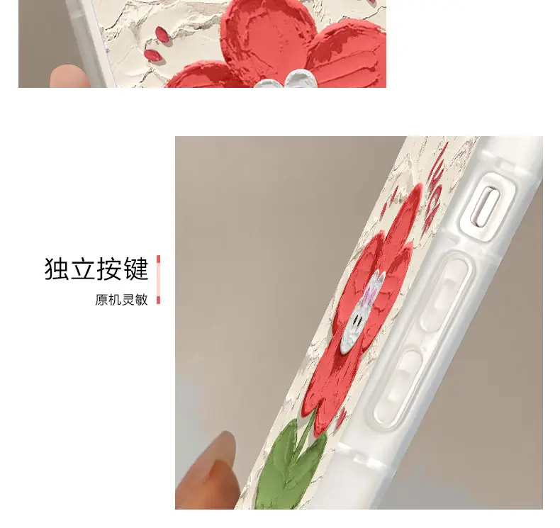 Cute 15 Rabbit Flower iPhone13 Promax Phone Case — feature 4