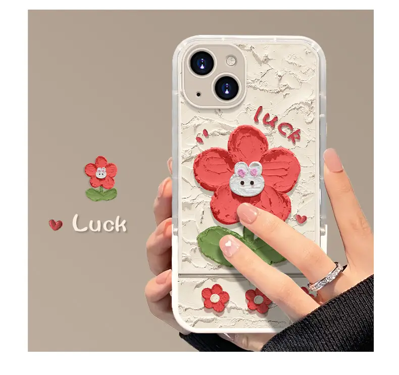 Cute 15 Rabbit Flower iPhone13 Promax Phone Case — feature 7