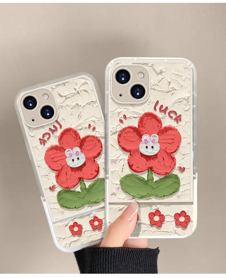Cute 15 Rabbit Flower iPhone13 Promax Phone Case — feature 8